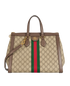 Ophidia Medium Top Handle Bag, front view